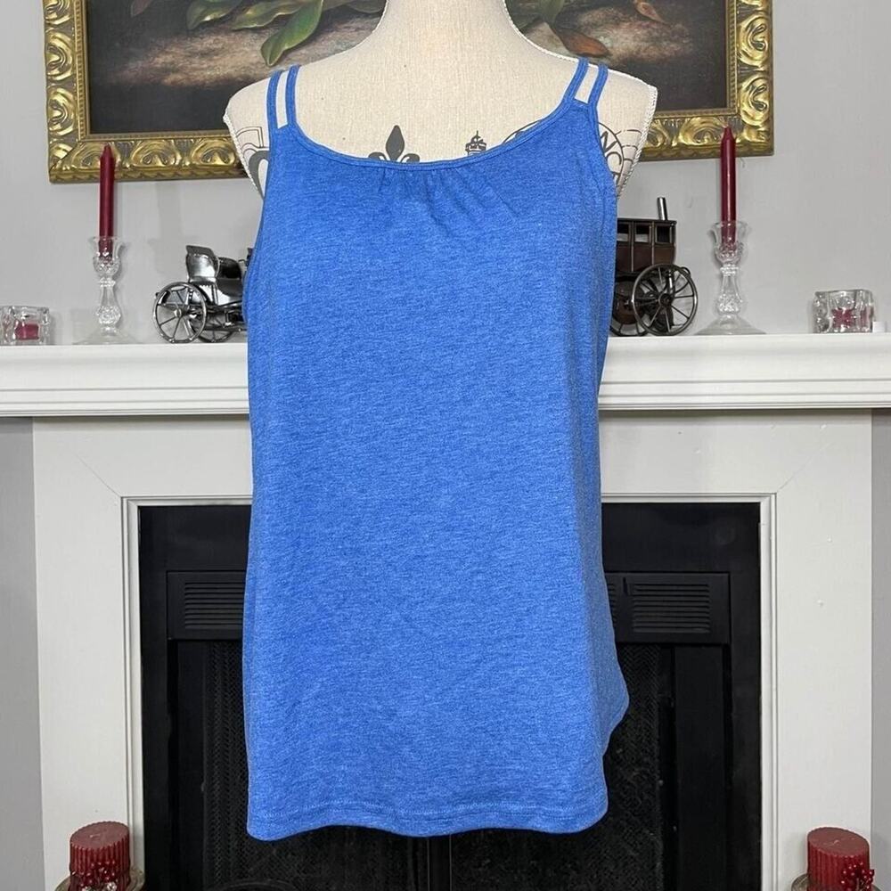 Hibelle Womens Tank Tops With Built In Bras Workout Athletic Tank Top Large
